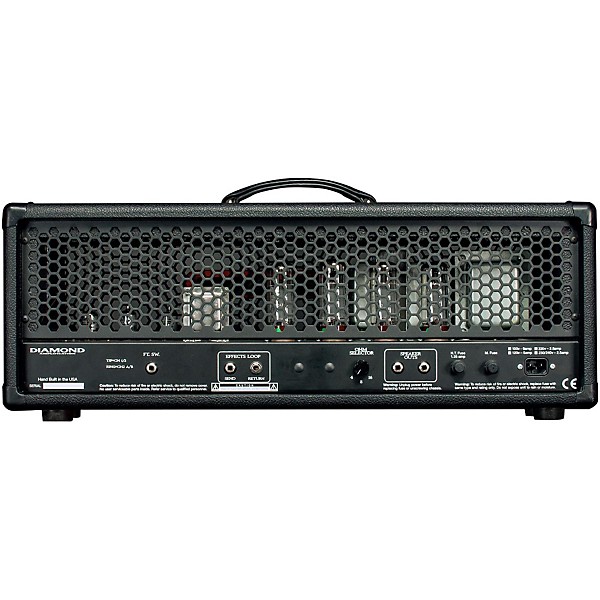 Diamond Amplification Nitrox USA Custom Series 100W Modern Tube Guitar Amp Head Black