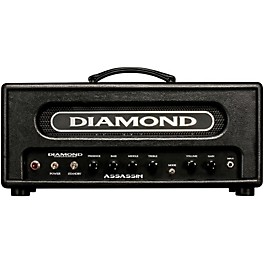 Blemished Diamond Amplification Assassin Vanguard Series 22W Tube Guitar Amp Head Level 2 Black 888365487120