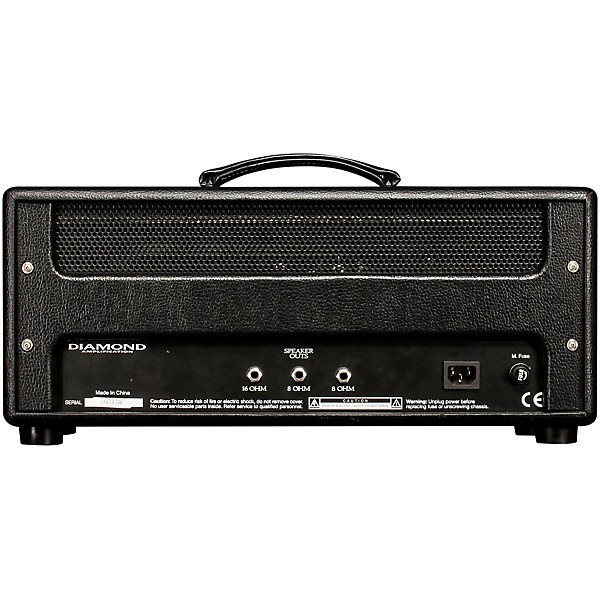 Open Box Diamond Amplification Assassin Vanguard Series 22W Tube Guitar Amp Head Level 2 Black 888365487120