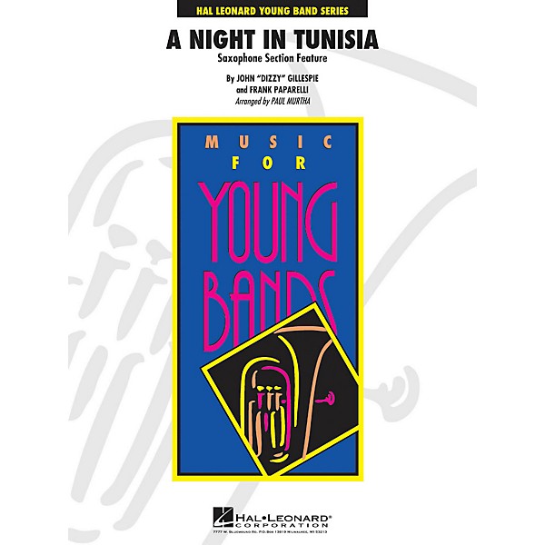 Hal Leonard A Night In Tunisia (Saxophone Section Feature) - Young Band Series Level 3