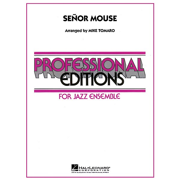 Hal Leonard Senor Mouse - Professional Editions For Jazz Ensemble Series Level 5
