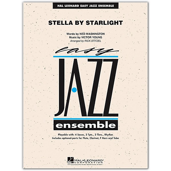 Hal Leonard Stella By Starlight - Easy Jazz Ensemble Series Level 2 Book/Online Audio