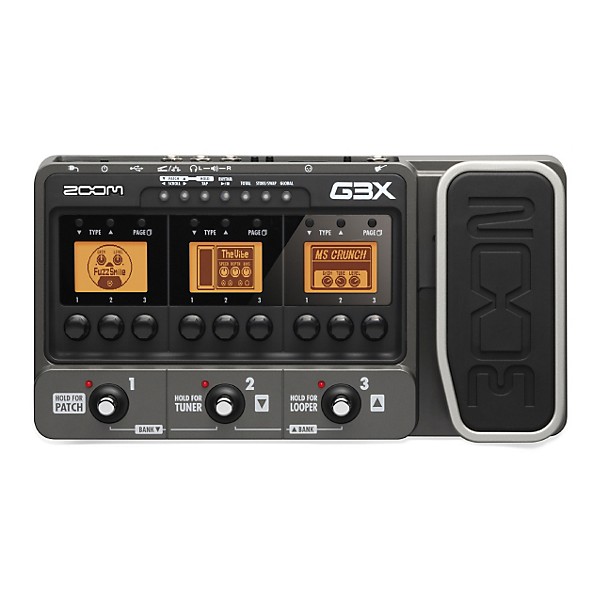 Open Box Zoom G3X Guitar Effects & Amp Simulator Pedal Level 2 Regular 190839085184