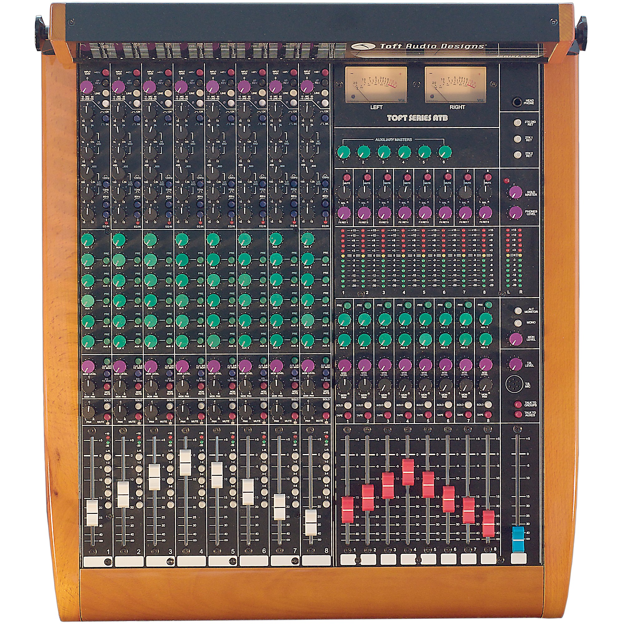 Toft Audio Designs ATB-08M 8 Channel Mixer w/ Meter Bridge