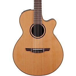 Takamine Pro Series 3 Folk Nylon Cutaway Acoustic-Electric Guitar Natural