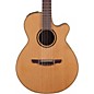 Open Box Takamine Pro Series 3 Folk Nylon Cutaway Acoustic-Electric Guitar Level 1 Natural thumbnail