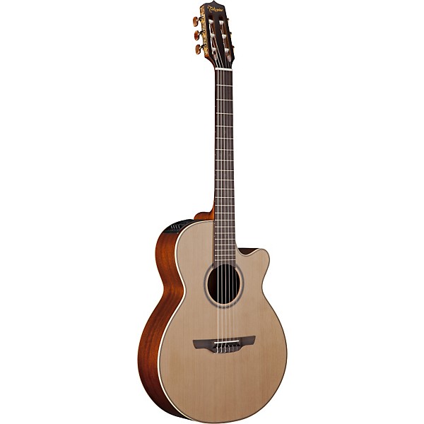 Open Box Takamine Pro Series 3 Folk Nylon Cutaway Acoustic-Electric Guitar Level 1 Natural
