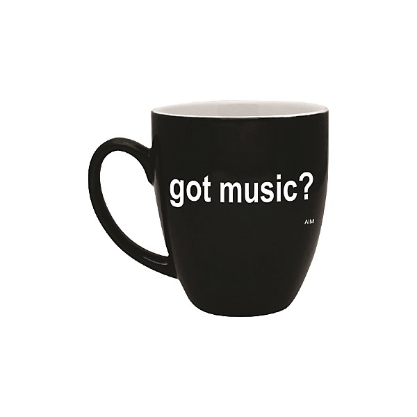AIM Got Music? Black and White Bistro Coffee Mug
