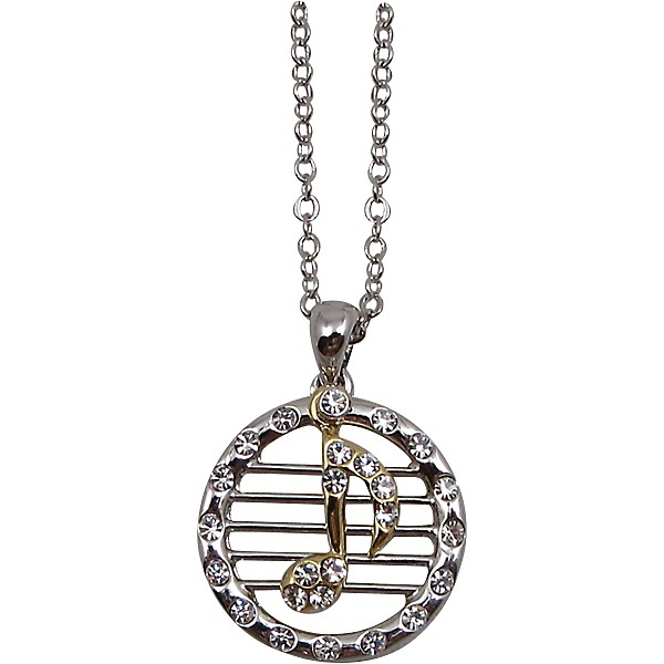 AIM Musical Note/Staff Necklace