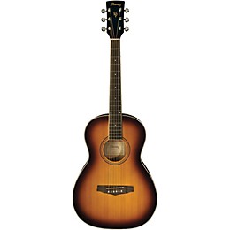 Open Box Ibanez PN15 Parlor Size Acoustic Guitar Level 2 Brown Sunburst 190839091208