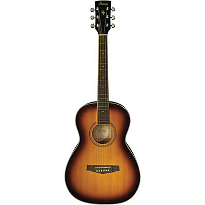 Ibanez Pn15 Parlor Size Acoustic Guitar Brown Sunburst for sale