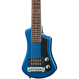 Hofner Shorty Electric Travel Guitar Blue Hofner Shorty Electric Travel Guitar Blue