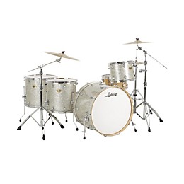 Open Box Ludwig Centennial Moto 4-Piece Shell Pack Level 1 Silver Sparkle