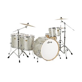 Open Box Ludwig Centennial Moto 4-Piece Shell Pack Level 1 Silver Sparkle
