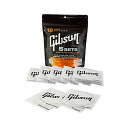 Gibson Light Brite Wires Electric Guitar Strings (5-Pack)