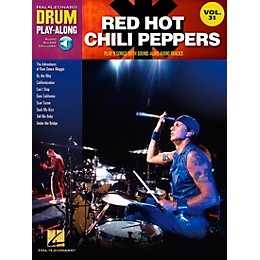 Hal Leonard Red Hot Chili Peppers Drum Play-Along Vol. 31 Book/Audio Online