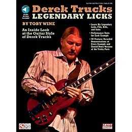 Cherry Lane Derek Trucks Legendary Licks Book/CD