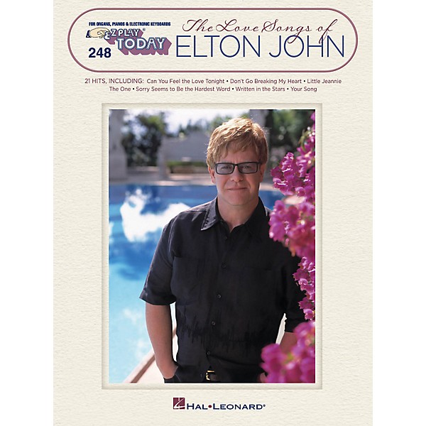 Hal Leonard The Love Songs Of Elton John E-Z Play Today 248