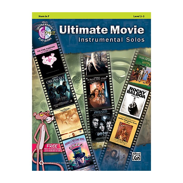 Alfred Ultimate Movie Instrumental Solos for French Horn Book & CD