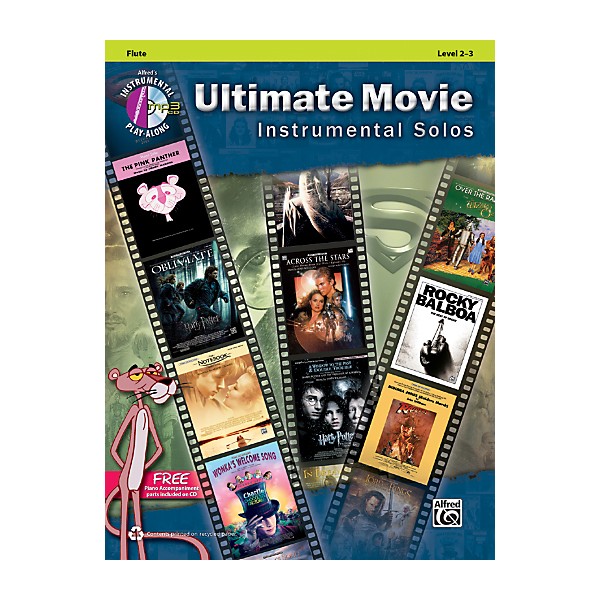 Alfred Ultimate Movie Instrumental Solos for Flute (Book/CD)