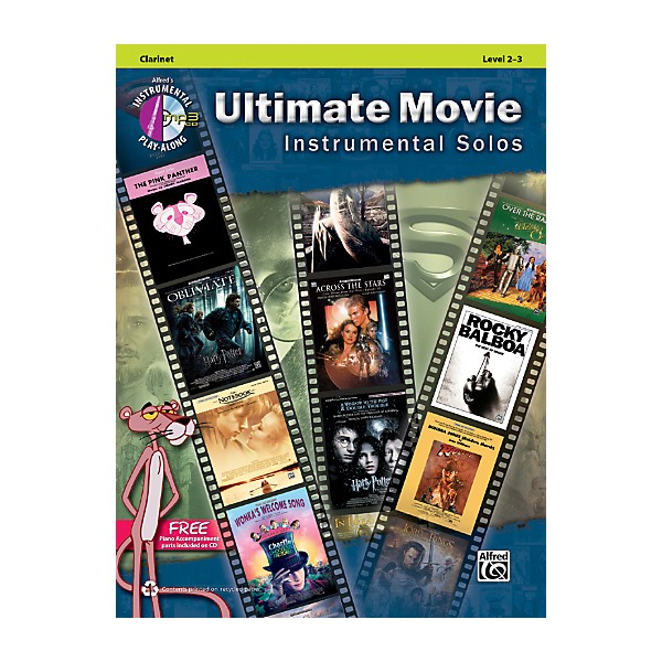 Alfred Ultimate Movie Instrumental Solos for Clarinet Book & CD