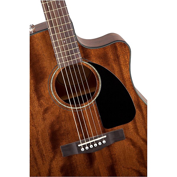 Open Box Fender Classic Design Series CD-60CE All-Mahogany Cutaway Dreadnought Acoustic-Electric Guitar Level 1 Natural