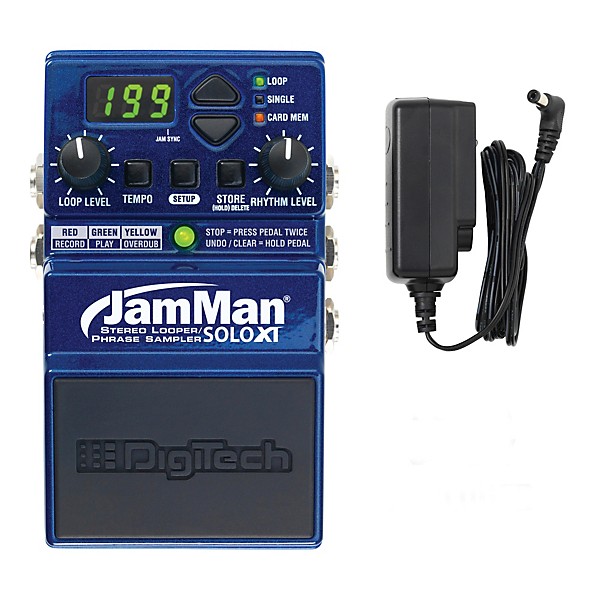 Open Box DigiTech JMSXT JamMan Solo XT - Stompbox Looper with Stereo I/O and Sync Level 1