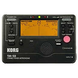 Open Box KORG TM-50 Combo Tuner/Metronome Level 1 Black
