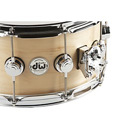 Open Box DW Collector's Series Satin Oil Snare Drum Level 1 Natural with Chrome Hardware 14x7