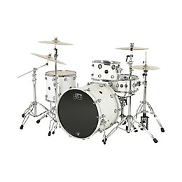 Open Box DW Performance Series 4-Piece Shell Pack Level 2 Pearl White Ice Lacquer with Chrome Hardware 190839703422