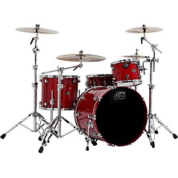 DW Performance Series 4-Piece Shell Pack Candy Apple Lacquer with Chrome Hardware
