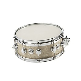 DW Collector's Series FinishPly Top Edge Snare Drum Broken Glass 14x6