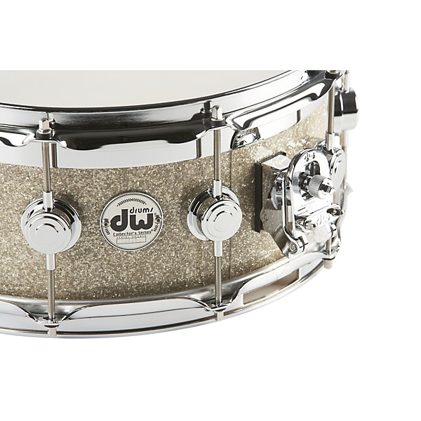 Open Box DW Collector's Series FinishPly Top Edge Snare Drum Level 2 Broken Glass, 14x6 197881011116