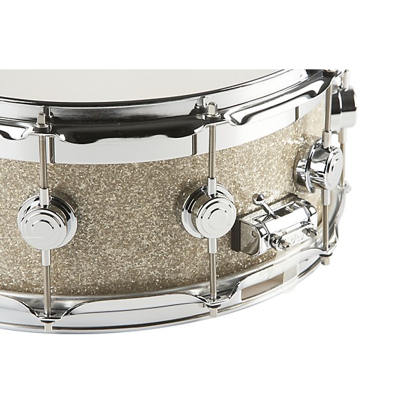 DW Collector's Series FinishPly Top Edge Snare Drum Broken Glass 14x6