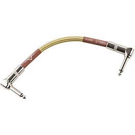 Fender Custom Shop Performance Series Instrument Cable Tweed 6-inch Patch