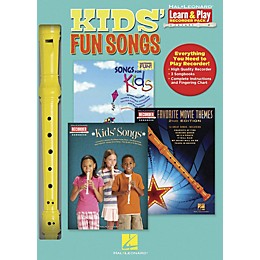 Hal Leonard Kids' Fun Songs Learn & Play 3-Book & Recorder Pack