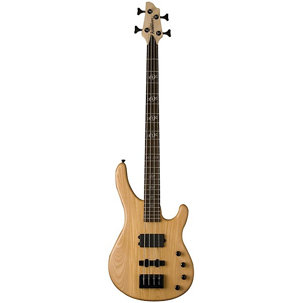 Washburn Stu Hamm Signature Electric Bass w/ Active Pickups and Piezo Saddles Matte Natural