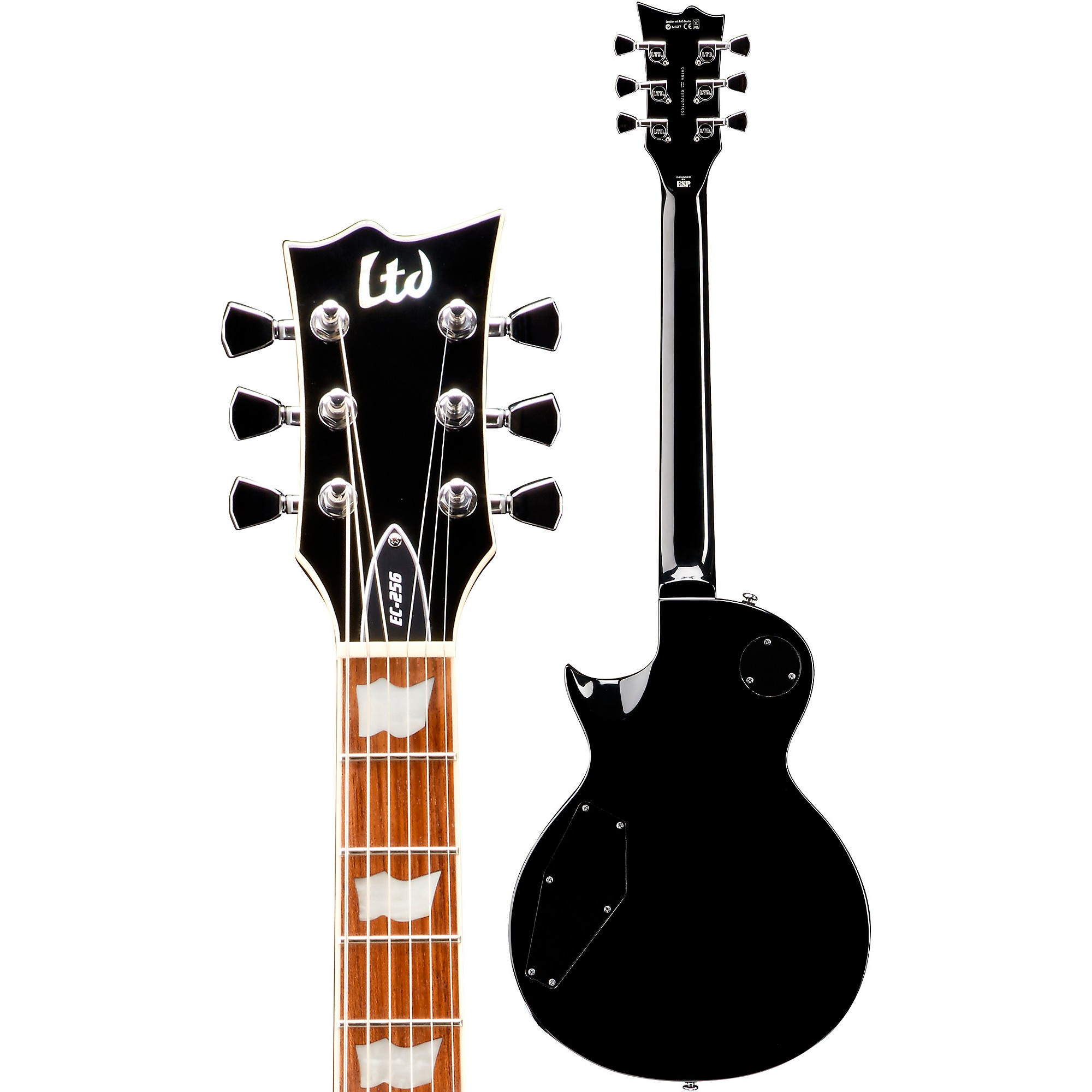 ESP LTD EC-256FM Electric Guitar See-Thru Black | Guitar Center