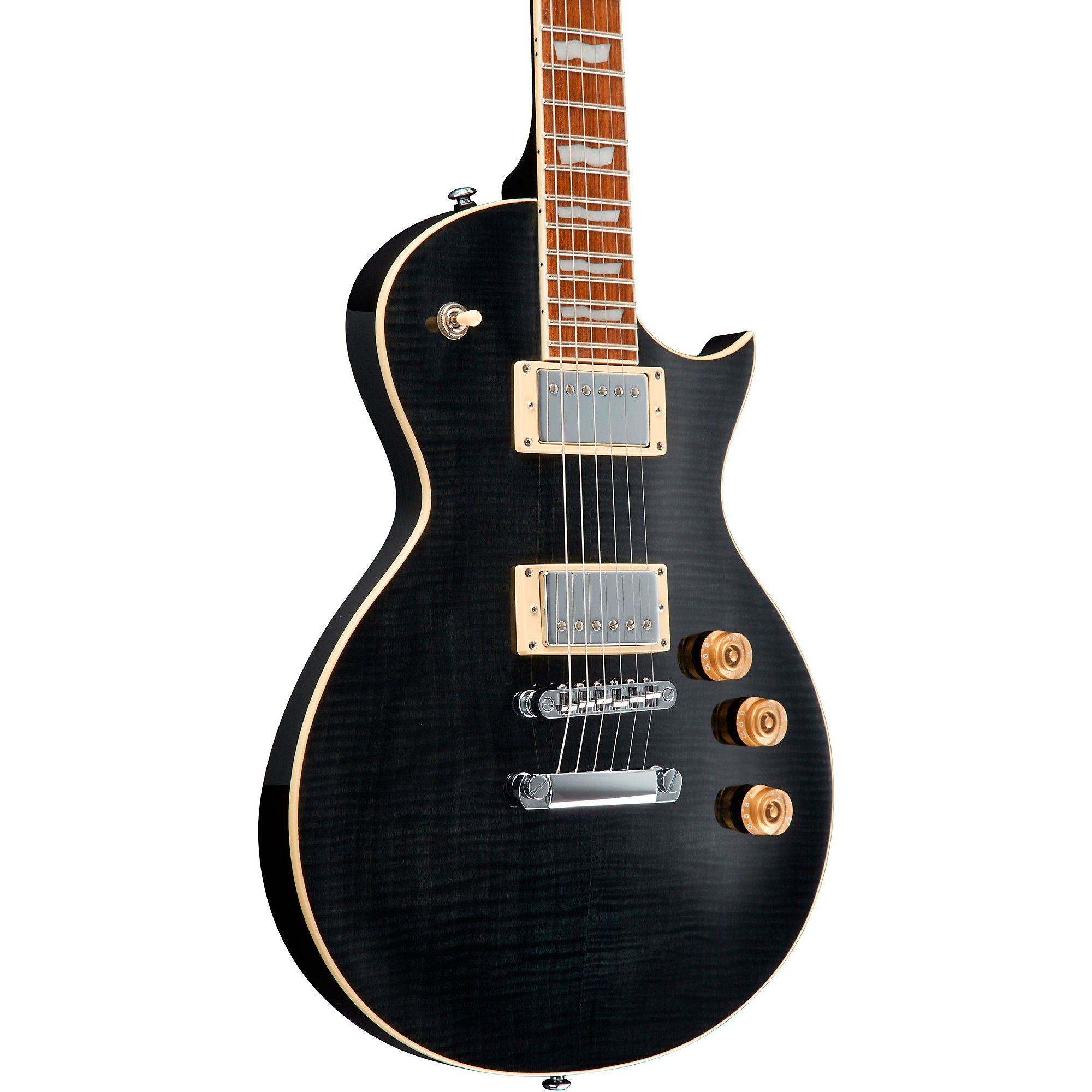 ESP LTD EC-256FM Electric Guitar See-Thru Black | Guitar Center