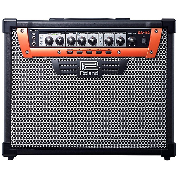 Roland GA-112 1X12 100W Guitar Combo Amplifier w/ Footswitch Black Roland GA-112 1X12 100W Guitar Combo Amplifier w/ Footswitch Black