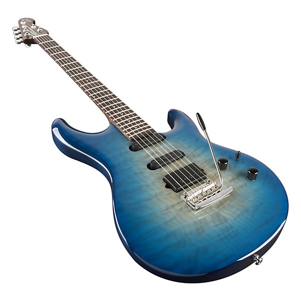 Ernie Ball Music Man Luke III HSS Quilt Maple Top Electric Guitar Bali Blue Burst