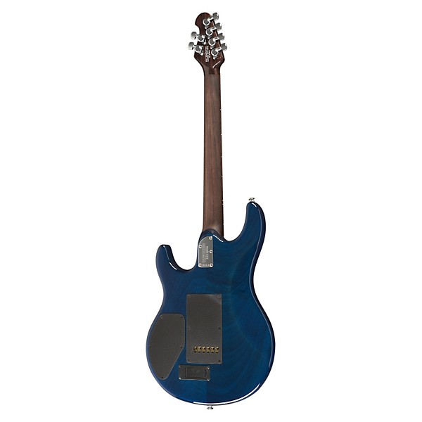 Ernie Ball Music Man Luke III HSS Flame Maple Top Electric Guitar Bali Blue Burst