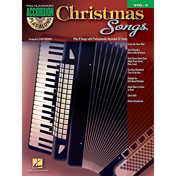 Hal Leonard Christmas Songs - Accordion Play-Along Volume 4 Book/CD