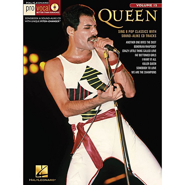 Hal Leonard Queen - Pro Vocal Men's Edition Volume 15 Book/CD