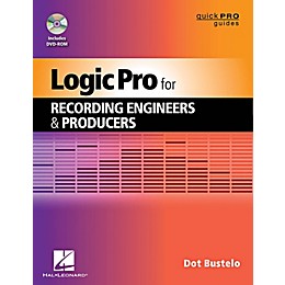 Clearance Hal Leonard Logic Pro For Recording Engineers And Producers - Quick Pro Guides Series Book/DVD-ROM
