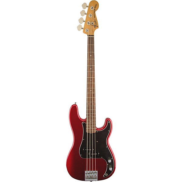 Open Box Fender Nate Mendel Precision Bass Level 1 Candy Apple Red Rosewood Fingerboard