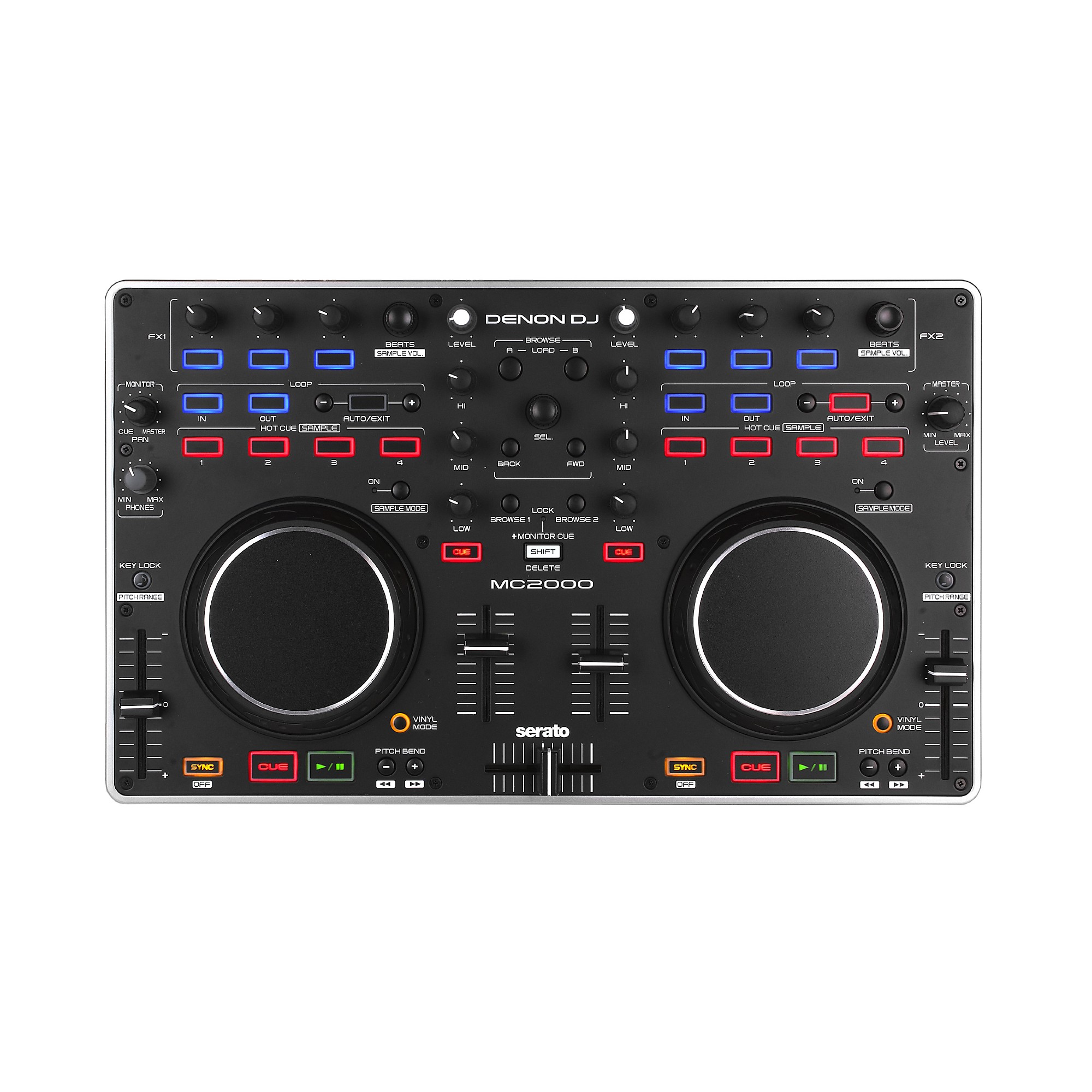 Open Box Denon DJ MC2000 DJ Controller | Guitar Center
