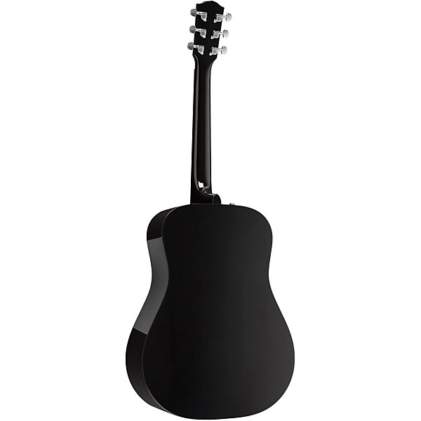 Open Box Fender DG-8S Dreadnought Acoustic Guitar Pack Black