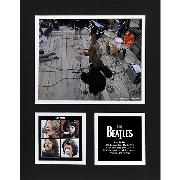 Mounted Memories Beatles "Let It Be" 11x14 Matted Photo