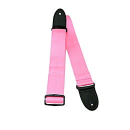 Perri's Poly Pro Guitar Strap with Deluxe Ends Pink